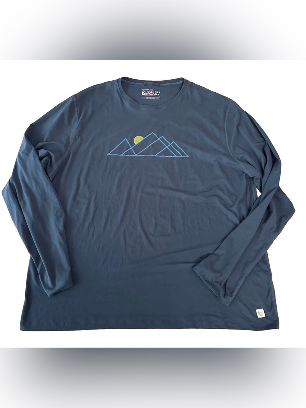 Marine Layer Weekend Sport Performance Long Sleeve Tee Re-Spun Size 2XL